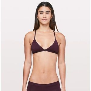 Lululemon Triangle Bra in Burgundy